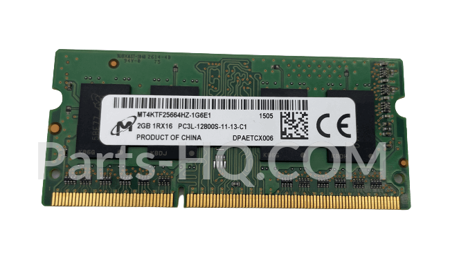 MT4KTF25664HZ-1G6E1 - 2GB CL11 PC3L-12800S 1600MHZ Memory Module