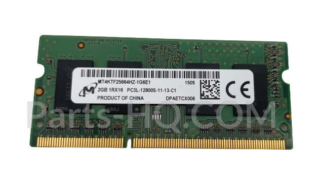 MT4KTF25664HZ-1G6E2 - 2GB CL11 PC3L-12800S 1600MHZ Memory Module