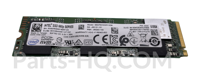 03B03-00061800 - 512GB SSD Hard Drive (M2 Pcie Nvme 3.0x4)