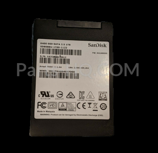 00XK749 - 1TB 1100 1024GB 2.5" Sata Opal Hard Drive SSD